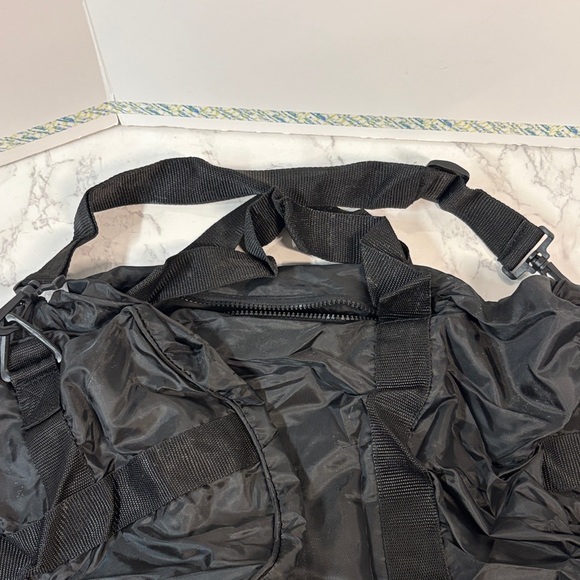 IKEA. Knalla Black Foldable Lightweight Duffel Bag, NWT - Picture 5 of 6
